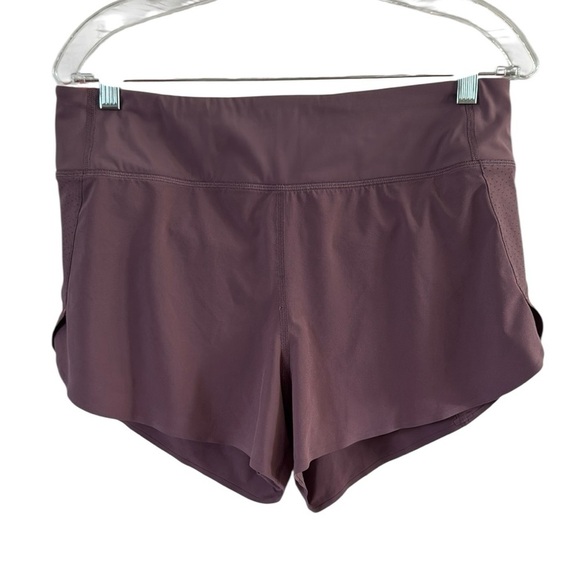 Athleta Run with it 3” Purple Shorts size Medium - Picture 1 of 5